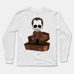 "Bone Idols" Casket No.18 - Spade Runner Long Sleeve T-Shirt